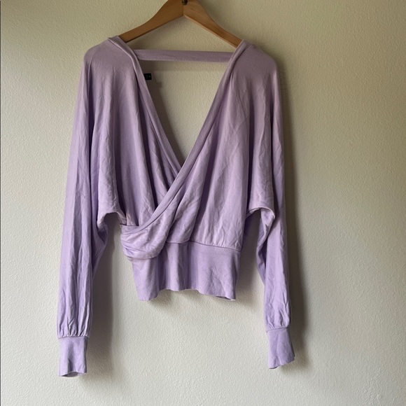 Wrap sweatshirt top - Picture 3 of 3